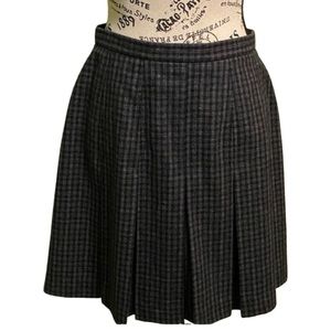 Vintage J-Crew Wool Plaid Skirt